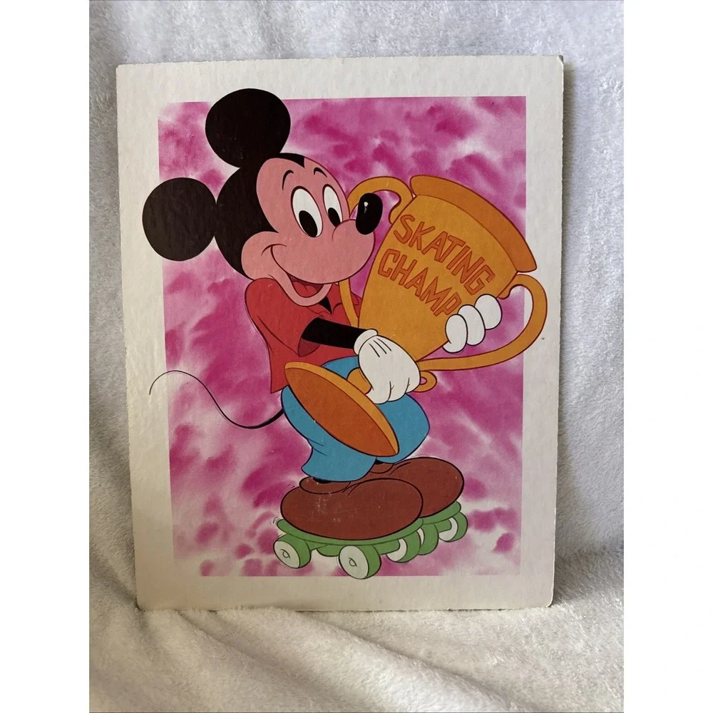 1985Vintage Disney Friends Golden Extra Thick Frame-Tray Puzzle, picture on Back